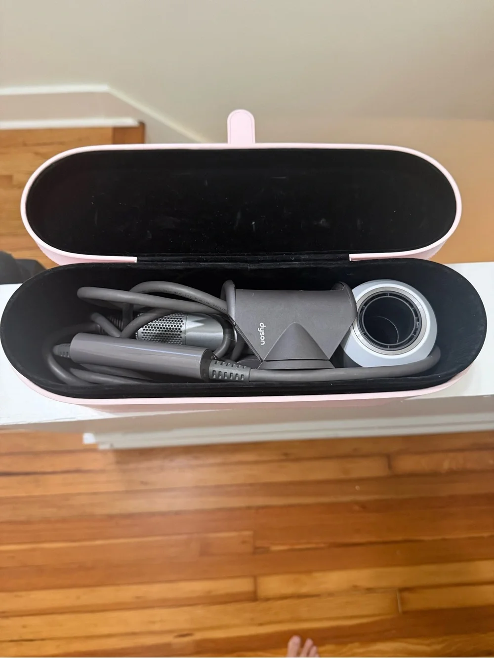 Dyson Hair Dryer with Pink Case